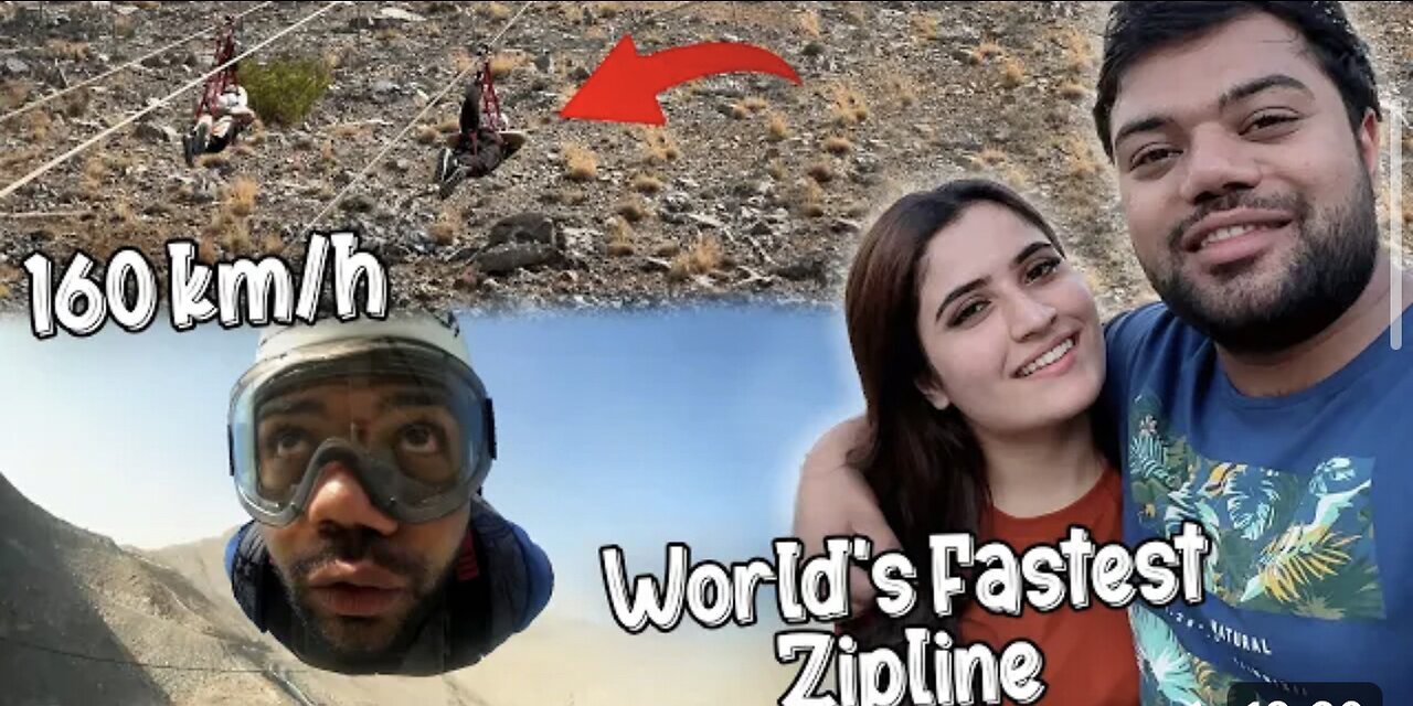 Riding The World's Fastest Zipline 😱 | 160 km/h Ki Speed Se Mountains Mein Zip Line Ki 😍