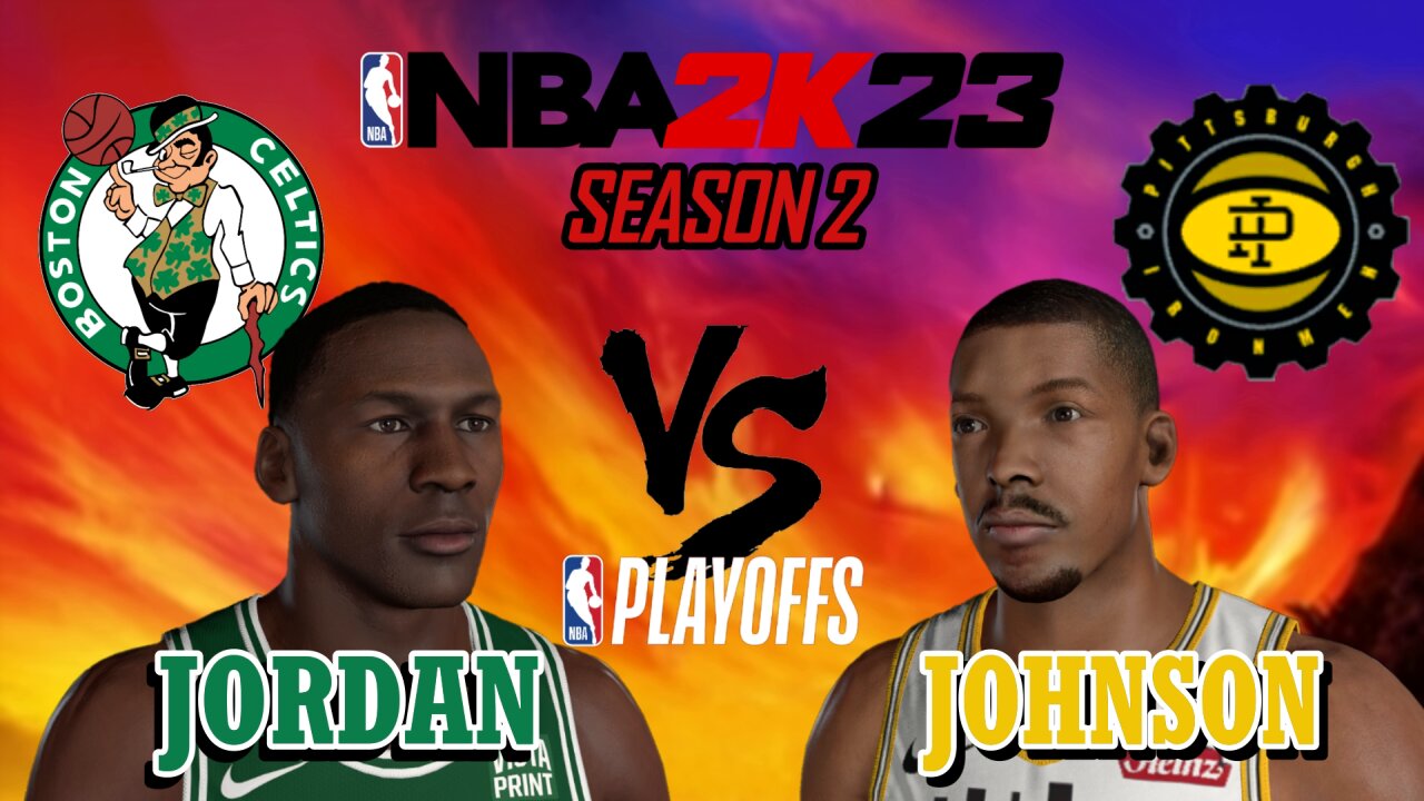 Michael Jordan vs Kevin Johnson - Boston Celtics vs Pittsburgh Ironmen - Season 2: East Finals