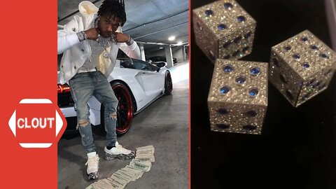 Lil Baby Buys Iced Out Set Of Dice To Play With!