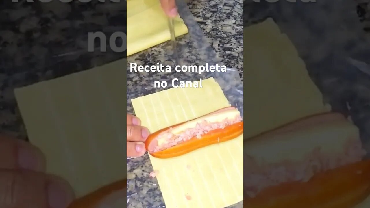 Cachorro Quente na AirFryer com queijo e bacon #lanchedatarde