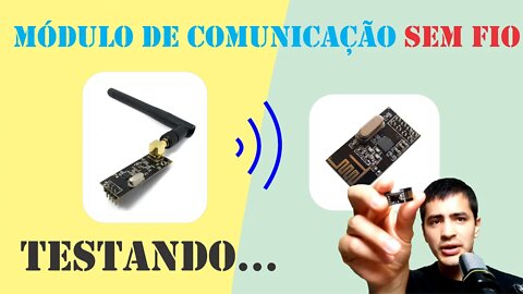 Testando módulo de comunicação sem fio - nrF24L01