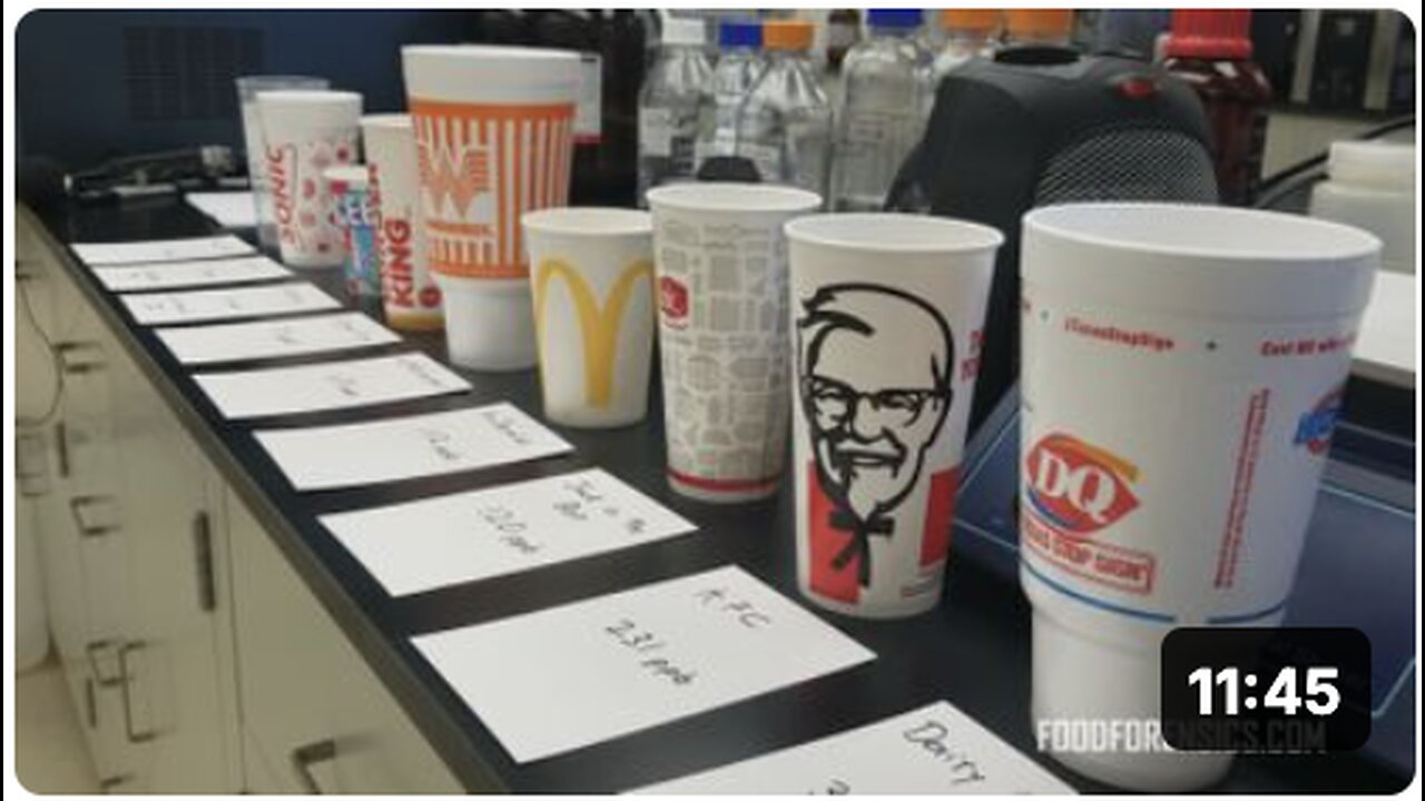 Water TESTED for heavy metals: Taco Bell, Burger King, Dairy Queen, McDonalds, Subway and more