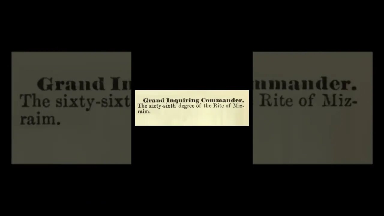 Grand Inquiring Commander: Encyclopedia of Freemasonry By Albert G. Mackey