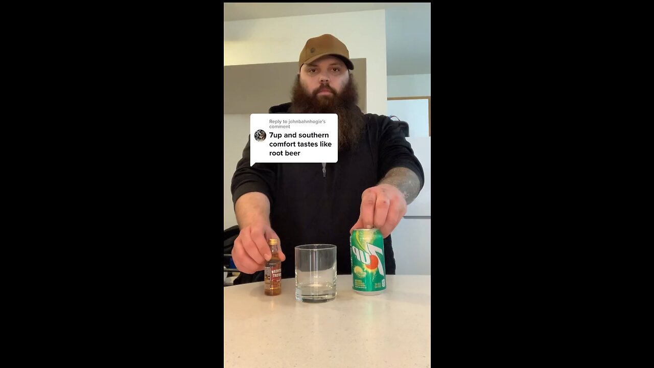 7Up and southern comfort taste test