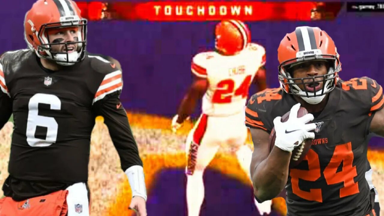 BIG RUN Nick Chubb 70+ Yards for the TD #Madden20 #Browns #NickChubb #BigPlays