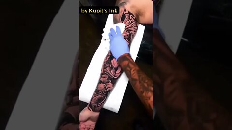 Stunning work by Kupit's Ink #shorts #tattoos #inked #youtubeshorts