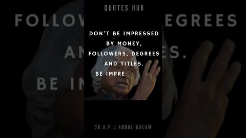 One of the Most Inspiring Quotes from APJ Abdul Kalam || #quotes || #shorts