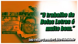 Sobre a @Editora Belas Letras e autógrafos | Pitadas da Live com Luiz Felipe |@Alta Fidelidade