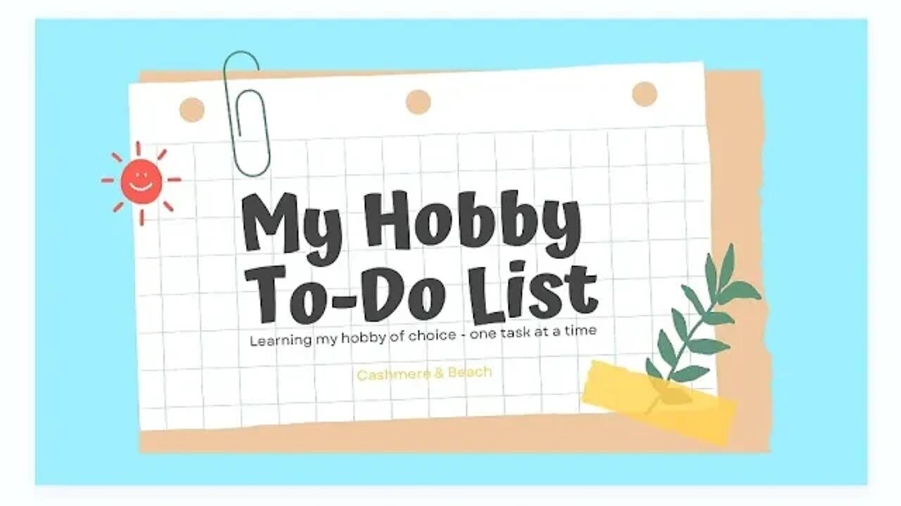 Hobby planning is self care #bulletjournal #planner #hobby