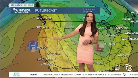 ABC 10News Weather with Meteorologist Angelica Campos