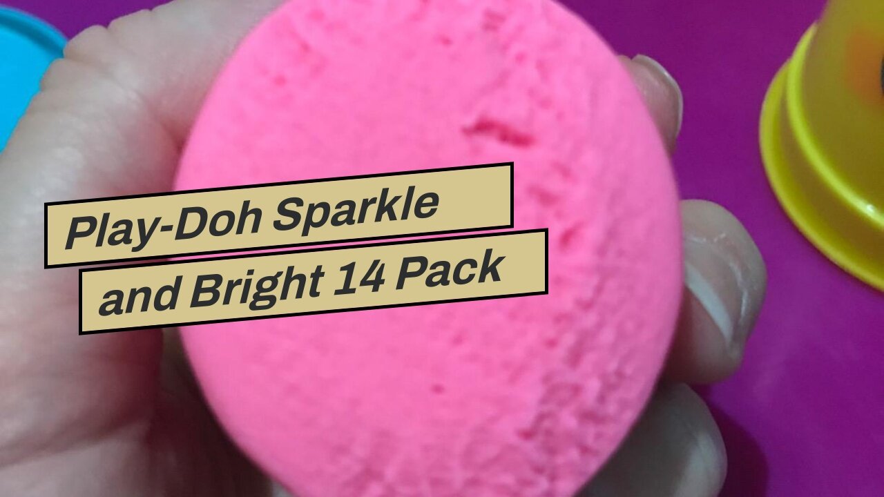 Play-Doh Sparkle and Bright 14 Pack of Cans, Non-Toxic Modeling Compound, 3-Ounce Cans (Amazon...