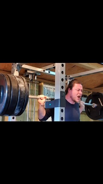 175 KGS/386 POUND SQUAT 1 REP MAX PR!