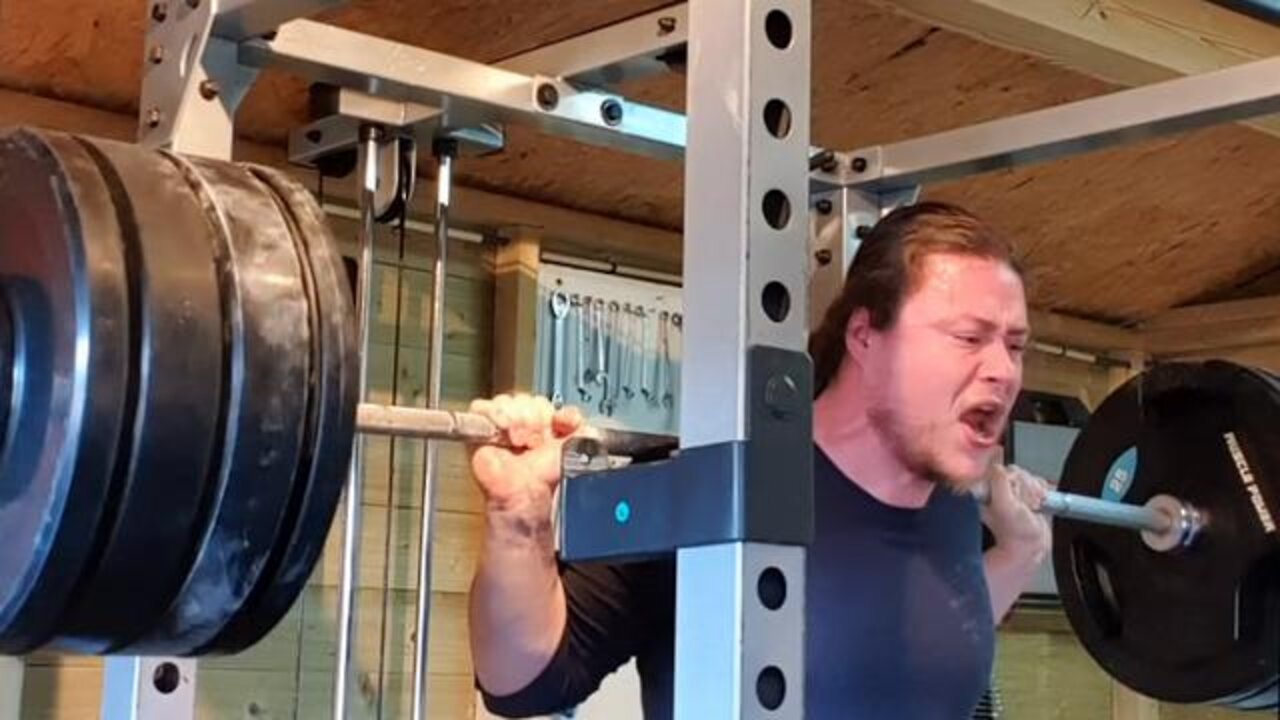 175 KGS/386 POUND SQUAT 1 REP MAX PR!