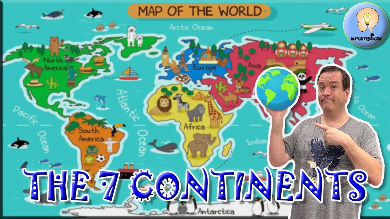 The Seven Continents | Continents song | Continents in order