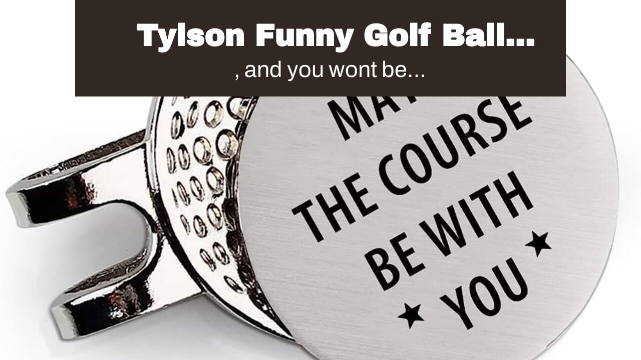 Tylson Funny Golf Ball Marker, Middle Finger Lifts. Attaches to Magnet. Made to Last