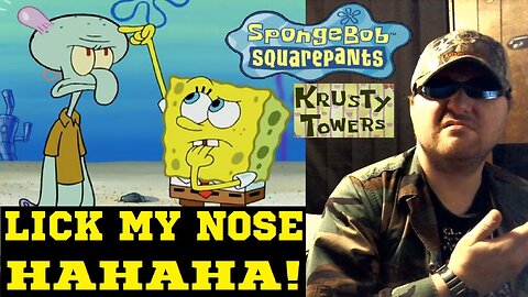 SpongeBob Edited - Krusty Towers (LickMyNoseHAHAHA HD Remake) - Reaction! (BBT)