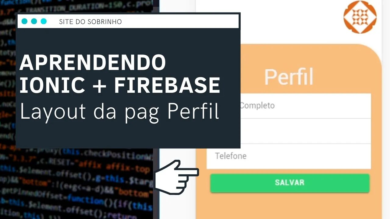 [ Ionic / Firebase ] Layout da Pagina de Perfil - Ionfire - Site do Sobrinho