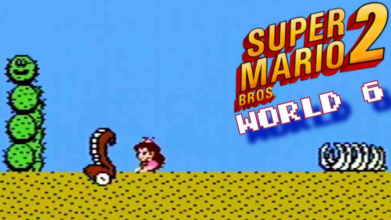 Super Mario Bros. 2 (Nintendo Entertainment System) World 6
