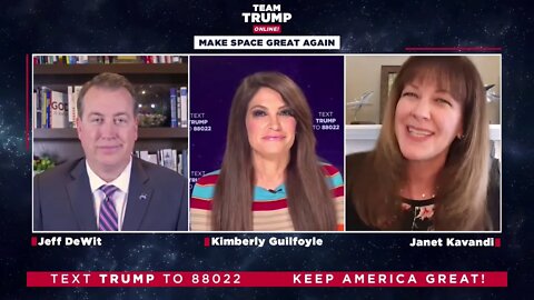 WATCH: Team Trump Online with Kimberly Guilfoyle, Jeff DeWit, and Janet Kavandi!