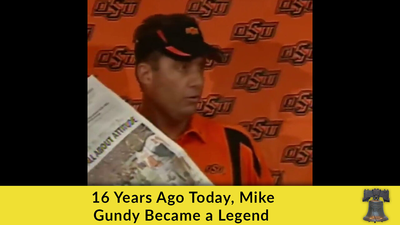 16 Years Ago Today, Mike Gundy Became a Legend