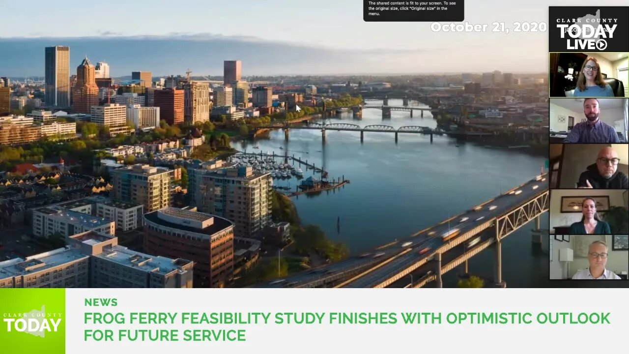 Frog Ferry feasibility study finishes with optimistic outlook for future service
