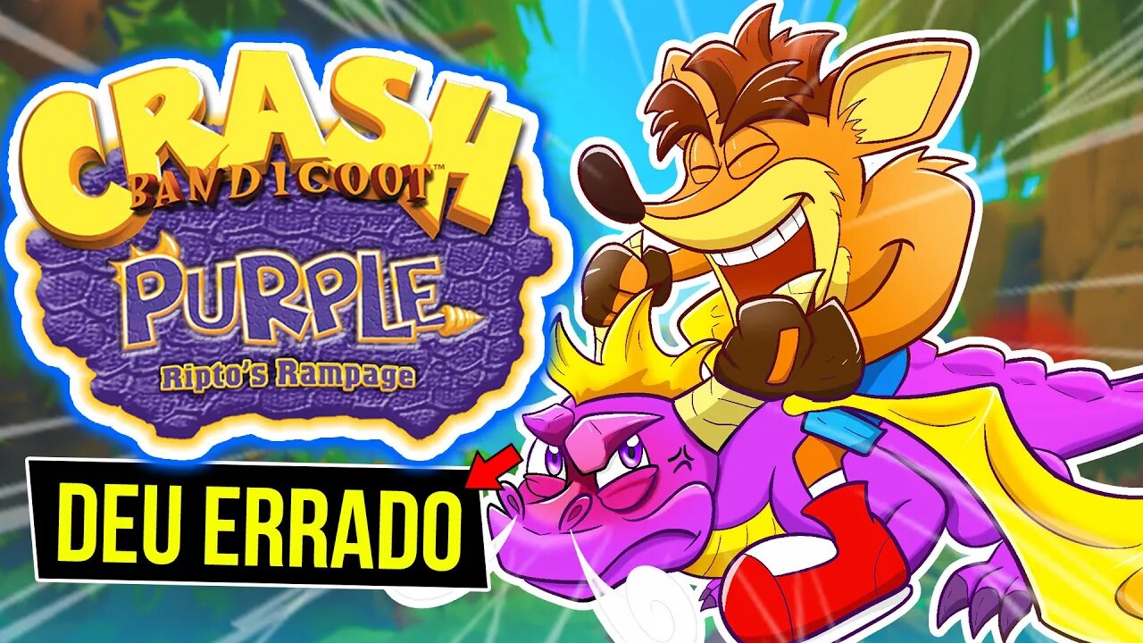 Crossover do Crash que deu Errado | Crash Bandicoot Purple