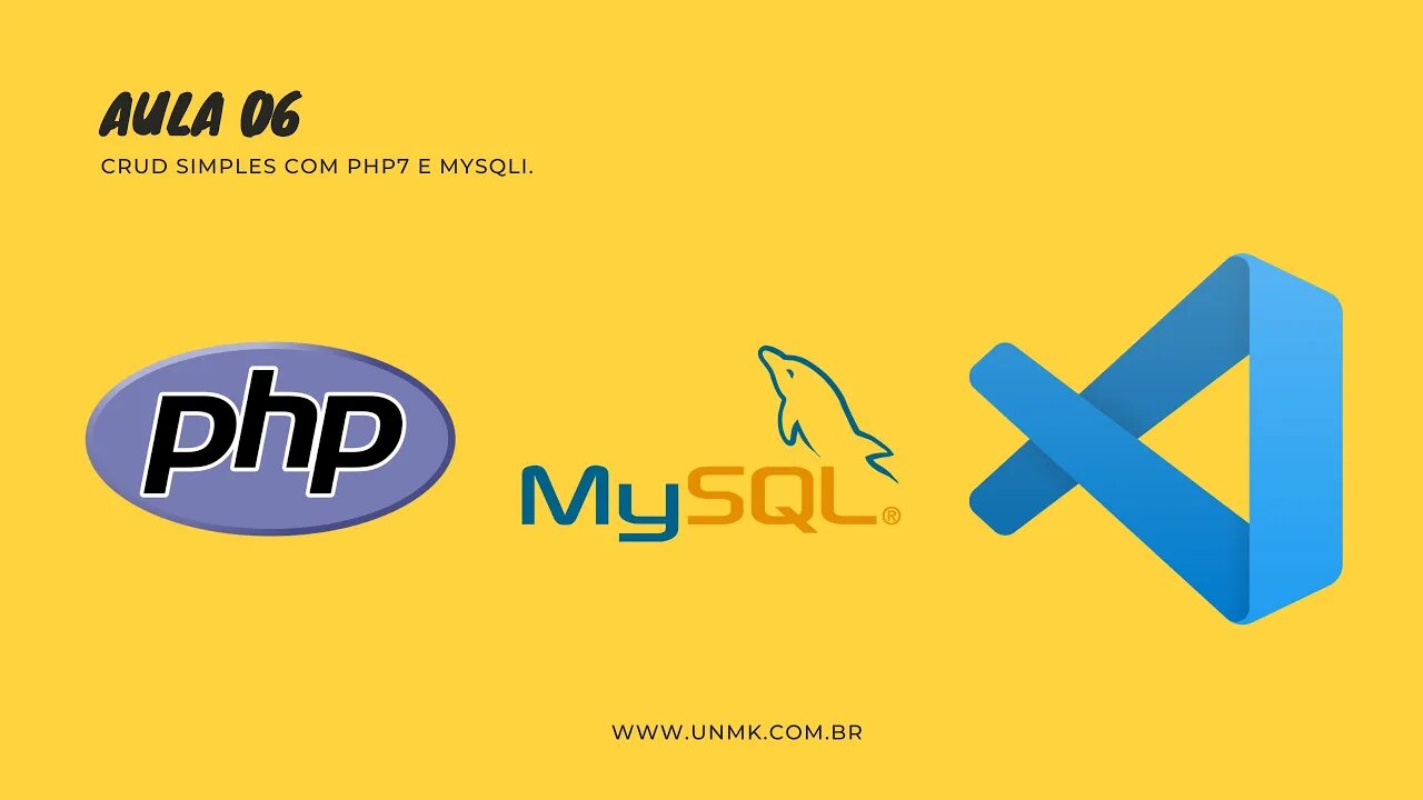 06 Crud php7 e Mysqli com VS Code