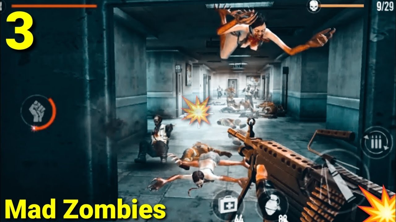 MAD ZOMBIES: Offline Zombie Games 2023 - Walkthrough Gameplay Part 3 - (iOS, Android)