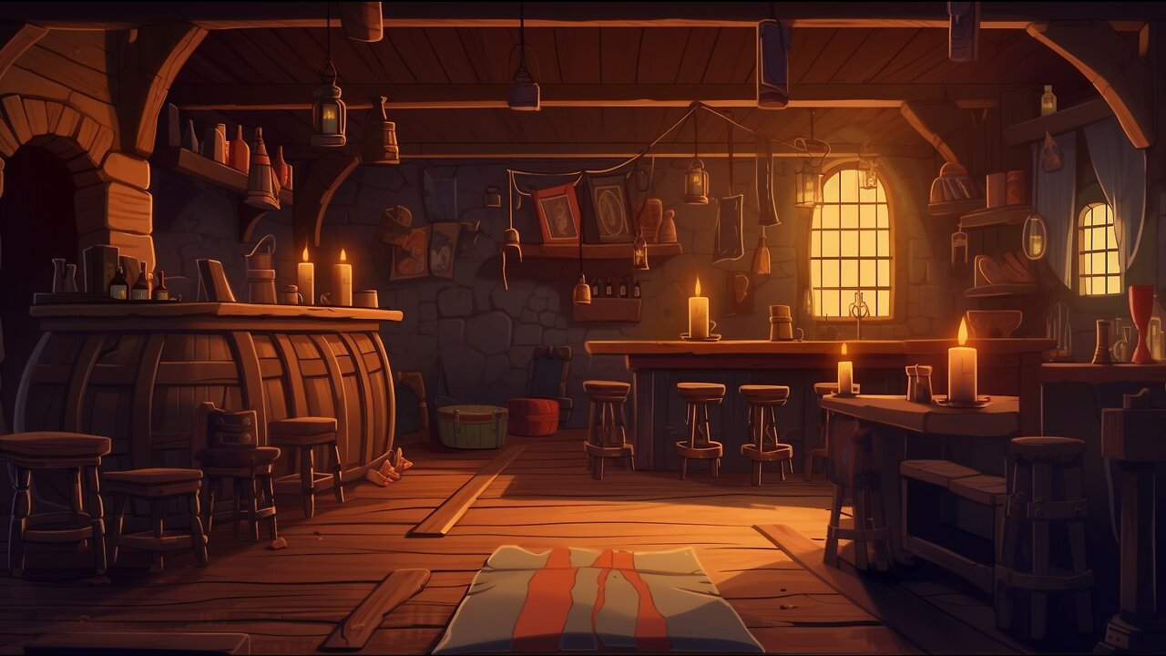 Chill Medieval Relax/ Study - Tavern Fantasy Music and Ambience