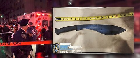 Muslim Attacked 3 NYPD Officer With A Machete Knife