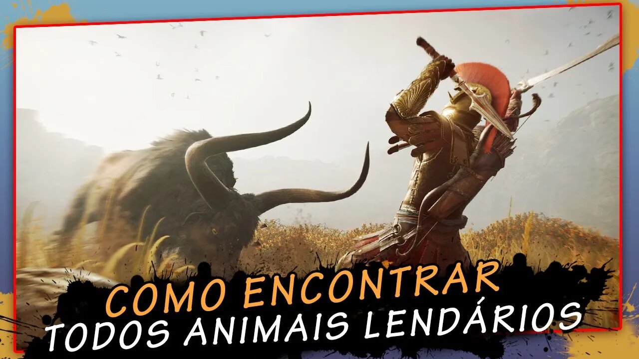 Assassins Creed Odyssey Como Encontrar Todos Animais Lendários - Portugues PT-BR #2