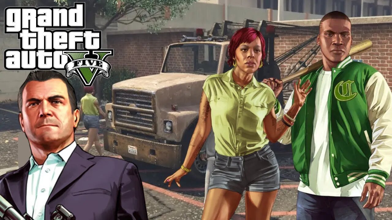 GTA V HISTÓRIA - MISSÃO: ESTRANHOS E DOIDOS - QUEBRANDO UM GALHO