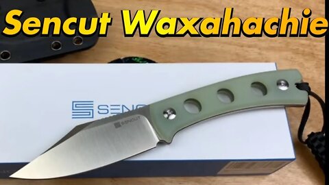 Sencut Waxahachie fixed blade knife ! Slender easy carry and a great value !