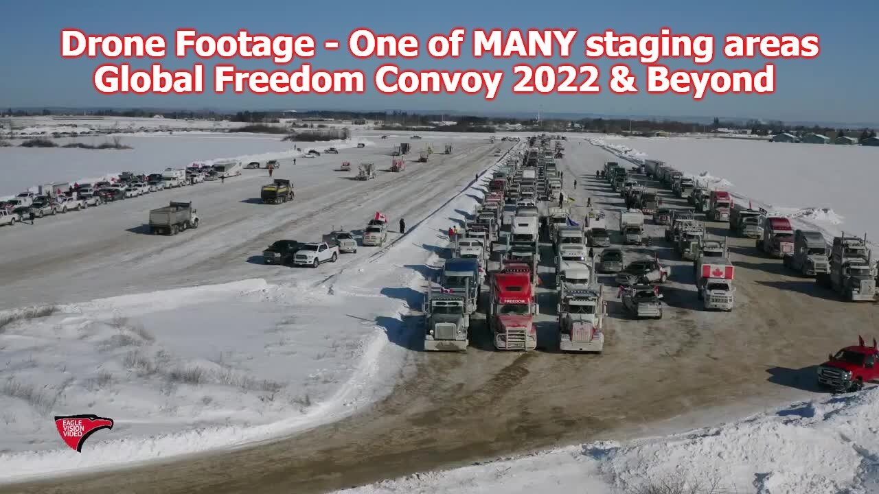 Drone Footage - One of MANY Staging Areas