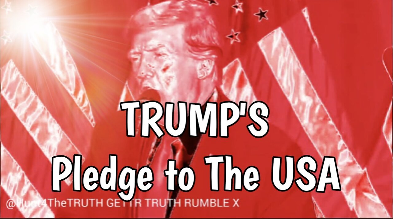 "I'm a Political Dissident!" Trump Live Speech Pledge to America