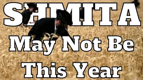 Shmita May Not Be This Year
