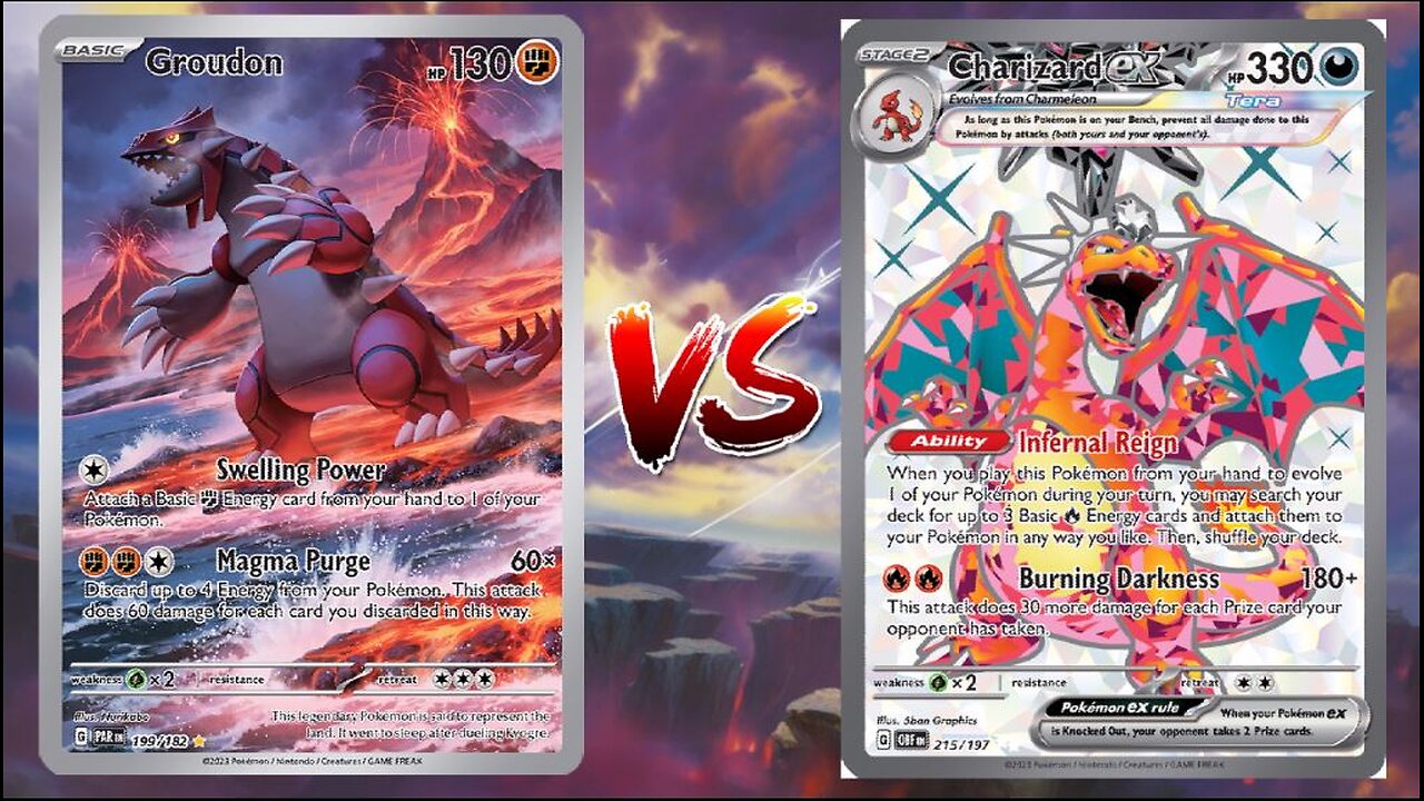 Pokemon TCG Live Groudon Claydol VS Charizard EX Entei V!!