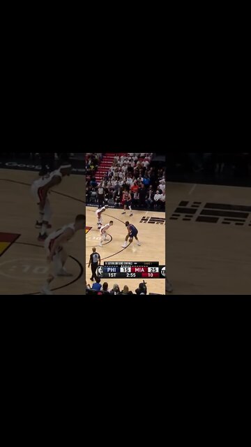 Harden goes into ISO MODE with NO Joel Embiid👀 #shorts