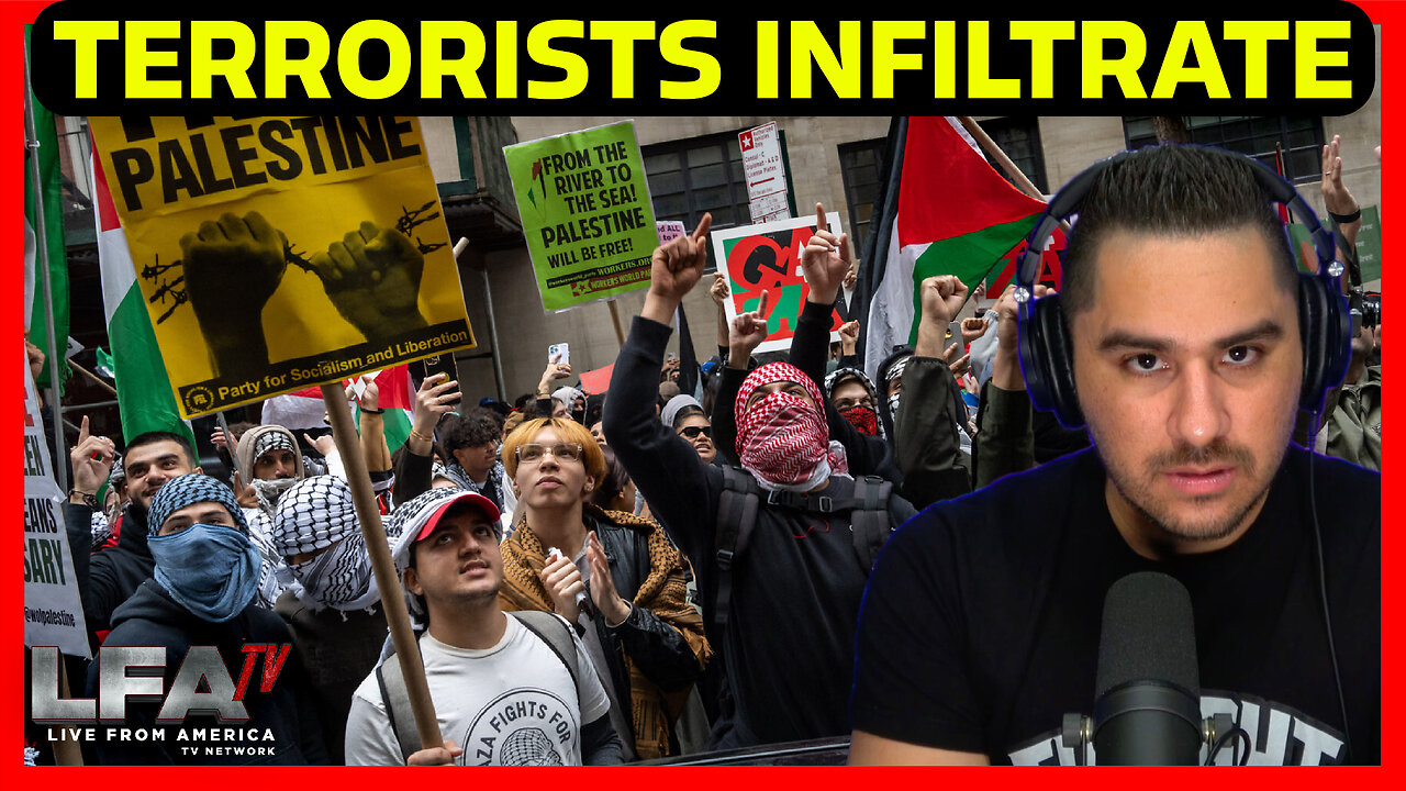 TERRORISTS INFILTRATE AMERICA | Based America 10.16.23 7pm