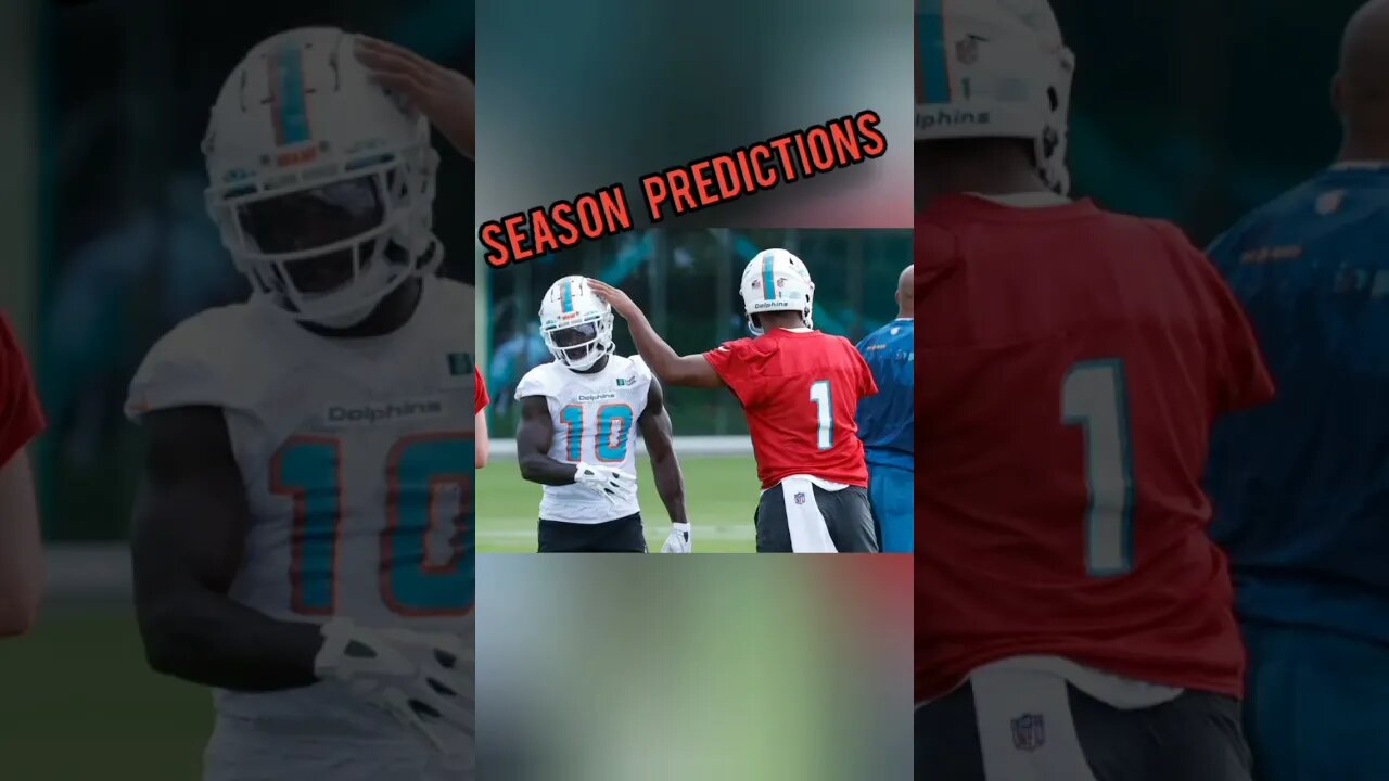 Miami Dolphins season predictions 2022 #shorts