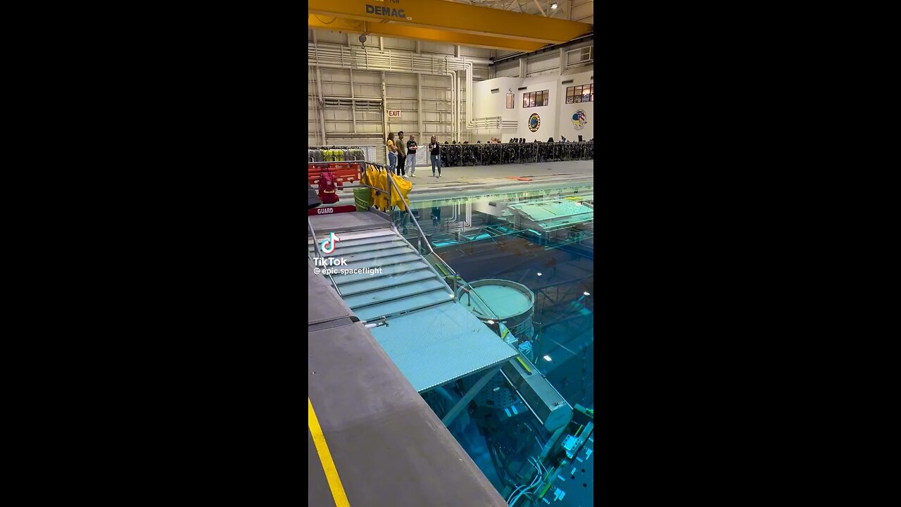 Checkout Nasa’s neutral buoyancy lab.