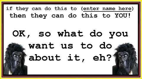 what do you want us to do about it