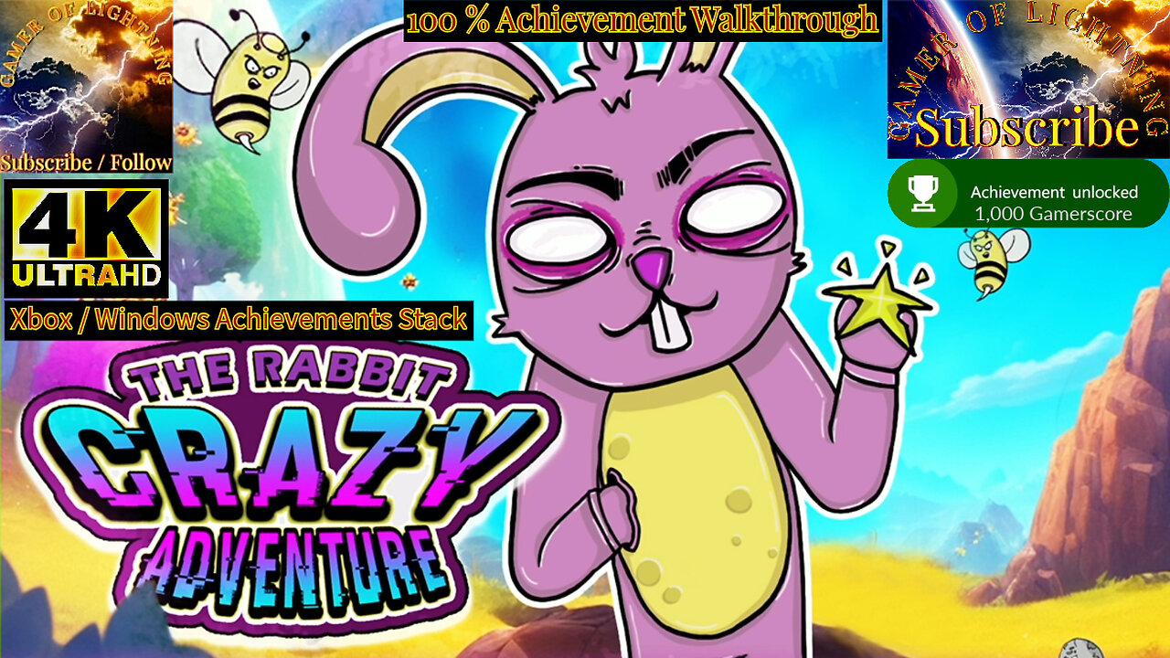 The Rabbit Crazy Adventure 100% Achievement Walkthrough (Xbox Series X Gameplay)