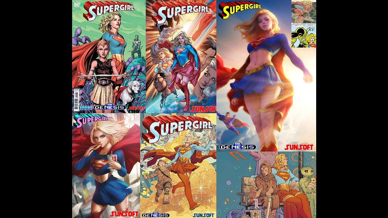 What If Supergirl: Woman of Tommorrow was a Sega Genesis Game? [Reupload]