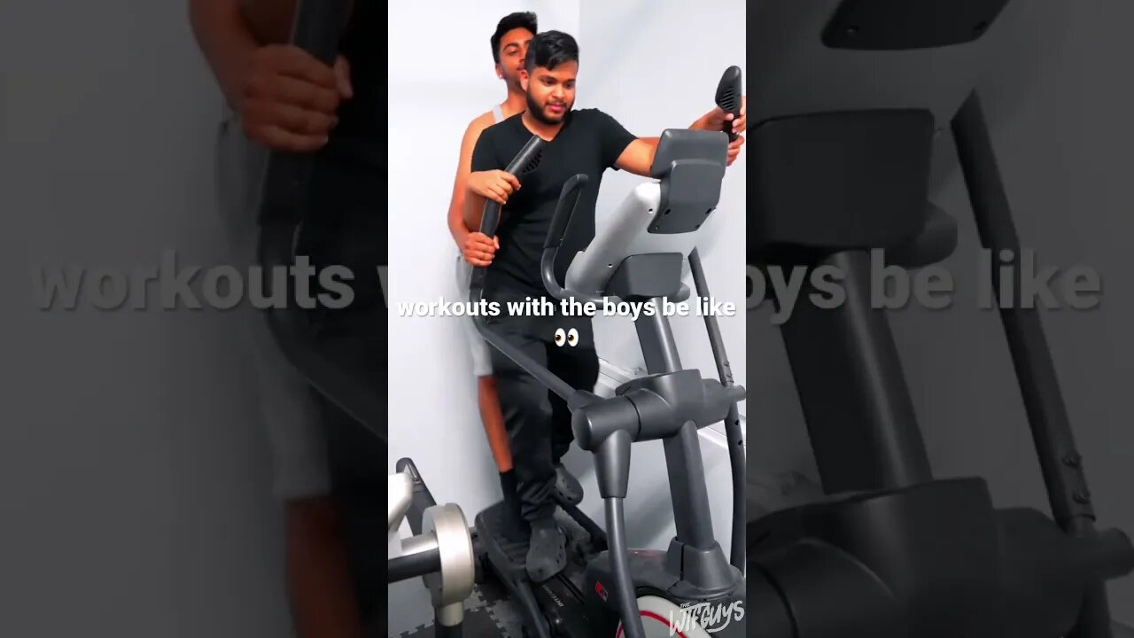 Working out with the boys be like 👀👀👀 #shorts #funny #theboys