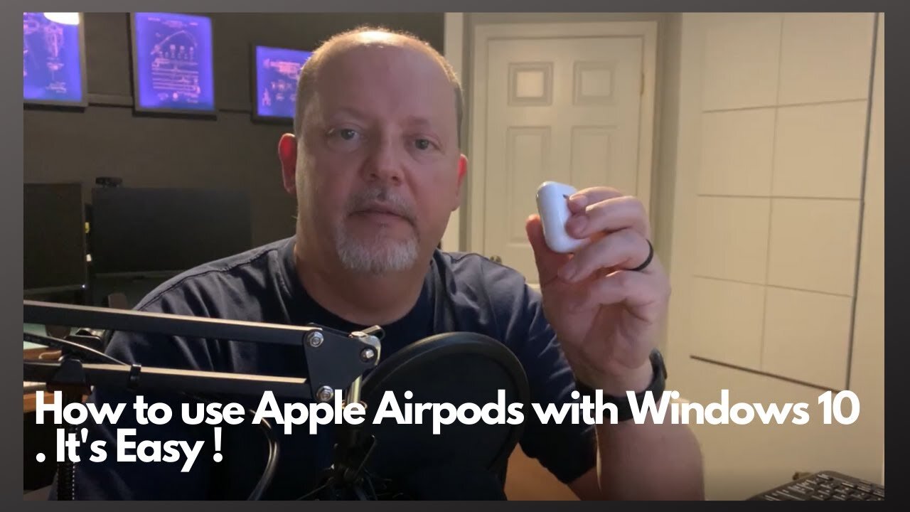 How to use Apple Airpods with a Windows 10 PC - Bluetooth adapter required.