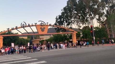 Protest Against Disneys Woke Agenda on April 6,2022