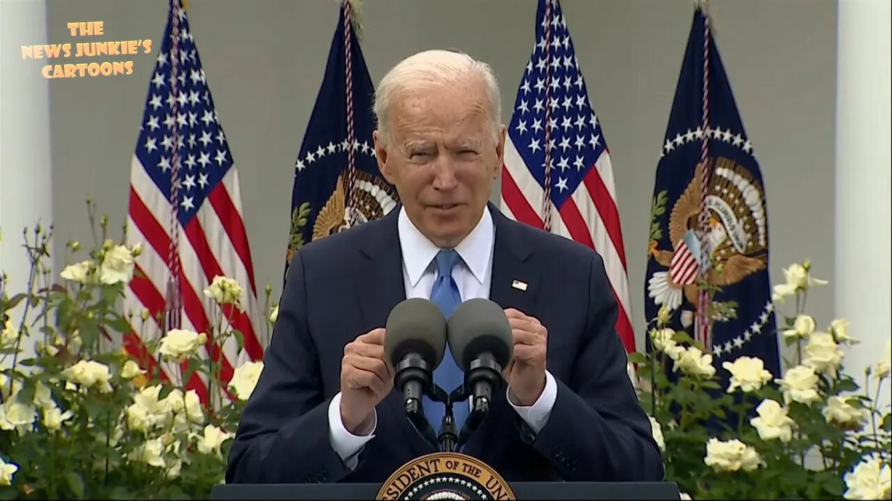 Biden finds out that CDC allows him not to wear a mask.