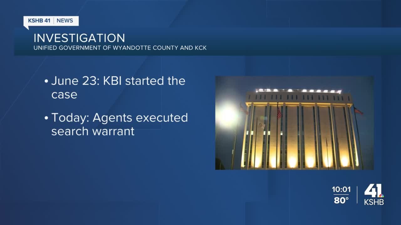 Investigators execute search warrant at Unified Government headquarters