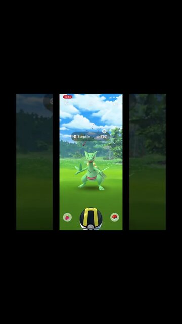 Pokémon Go - Catching Sceptile In The WILD (Final Evolution Of Treecko)